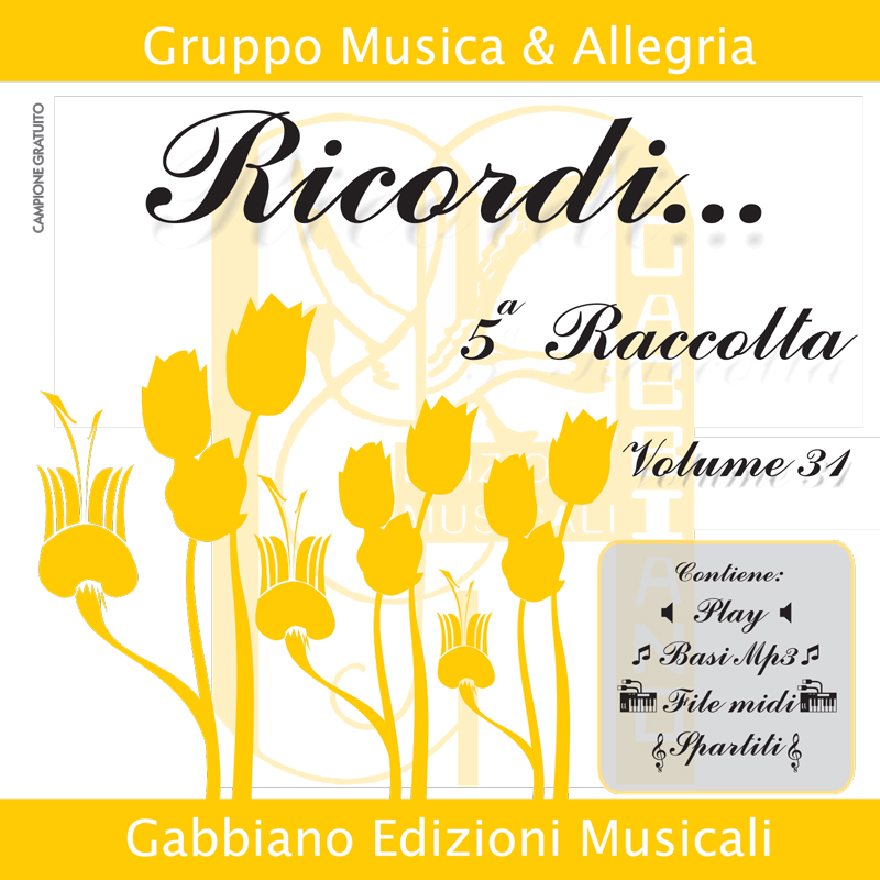 GBN131CD/CL - Ricordi...  5a raccolta - Volume 31